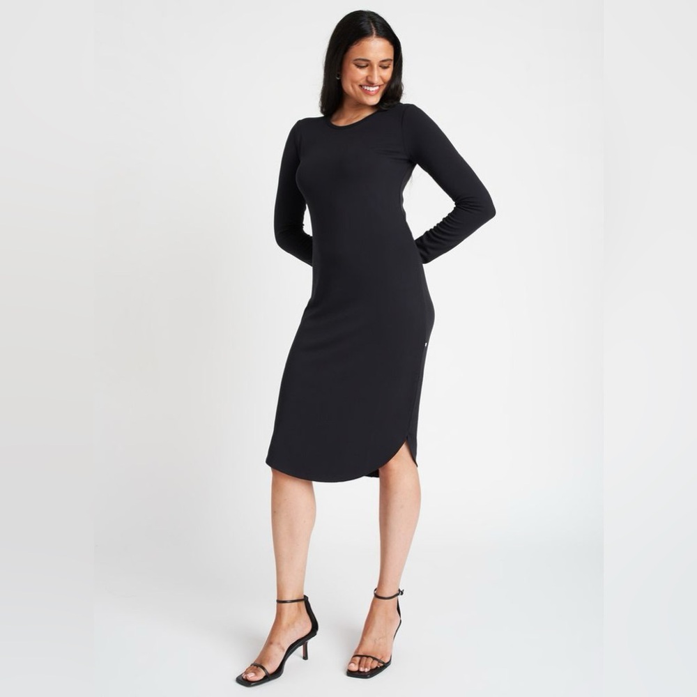 Kit and Ace Good Feels Brushed Crewneck Dress